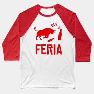 Feria bull party in feria Baseball T-Shirt